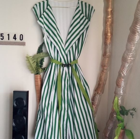 Spearmint Brigade! Long striped Vest!😍 🌿🍃 - Picture 4 of 11